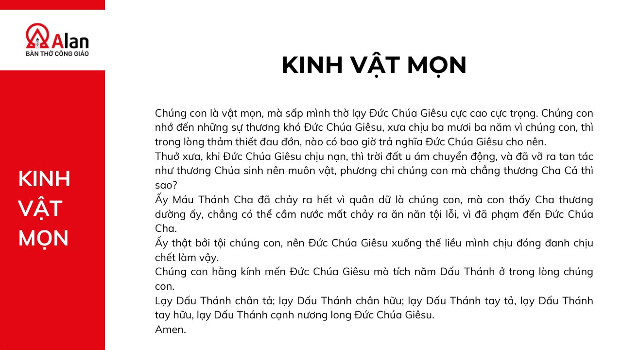 kinh vật mọn